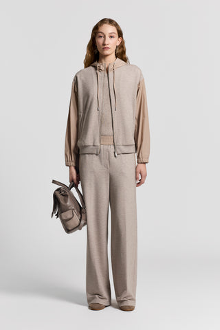 Angelina lurex and cotton sweatshirt