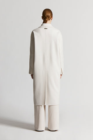 Double wool and cashmere cloth coat
