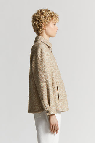 Alpaca wool bouclé jacket