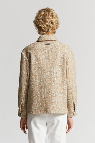 Alpaca wool bouclé jacket