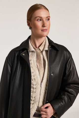 Giacca in vera pelle