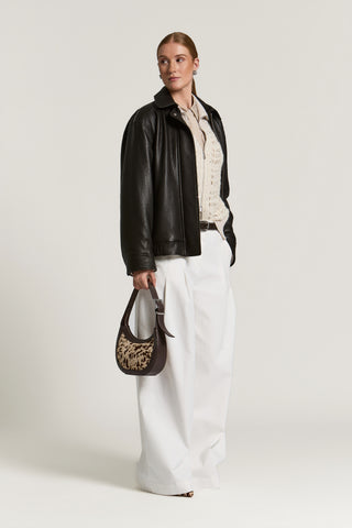 Giacca in vera pelle