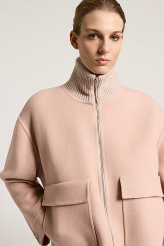 Cashmere and wool-blend jacket