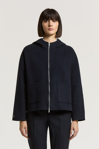 Cashmere wool-blend jacket