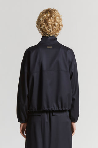 100% wool gabardine sweatshirt