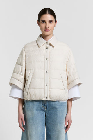 Piumino leggero in microfibra manopesca antigoccia