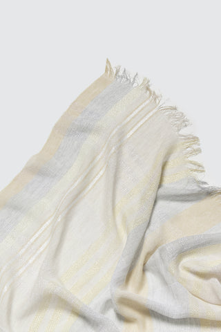 Lurex, cotton and viscose stole