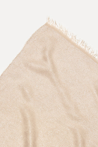 Wool and cotton-blend scarf