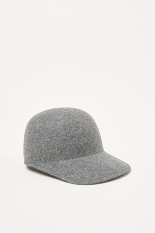 Cappello baseball in feltro di lana 1 / 2