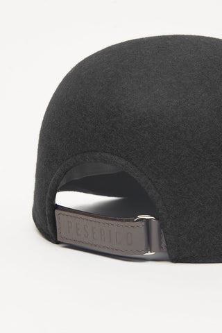 Cappello baseball in feltro di lana