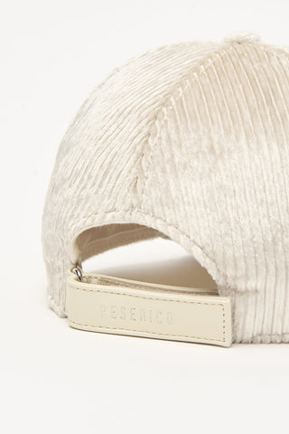 Corduroy baseball cap