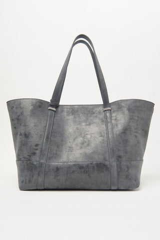 Itinera maxi borsa in vera pelle scamosciata