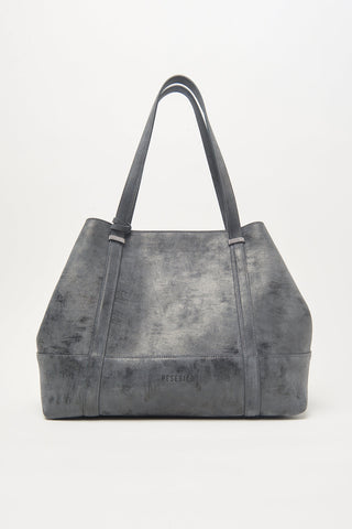 Itinera maxi borsa in vera pelle scamosciata