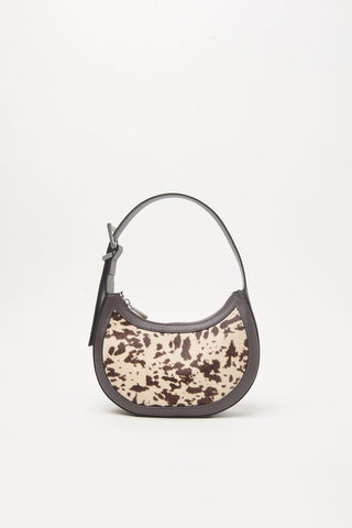 Genuine leather moonbag