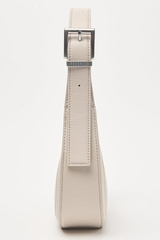 Genuine leather moon bag
