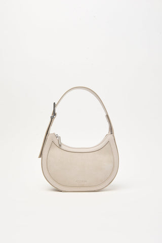 Genuine leather moon bag