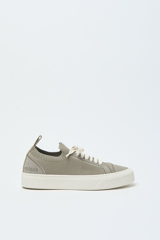 Sneaker in maglia con lurex