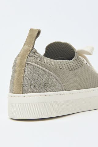 Sneaker in maglia con lurex