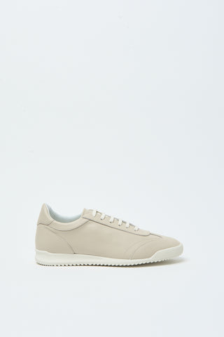 Natural leather sneakers