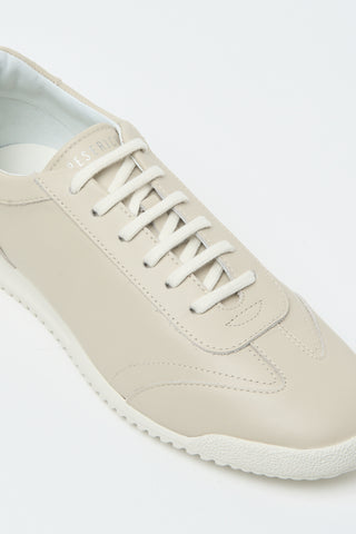 Natural leather sneakers