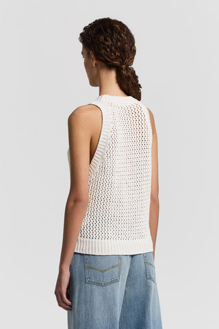 Pure cotton ribbon top