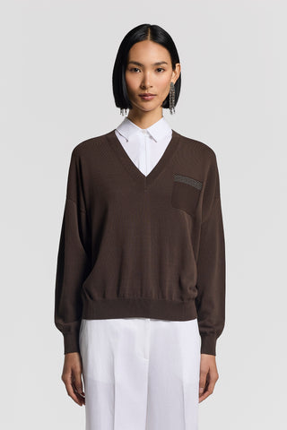 Pure cotton yarn sweater