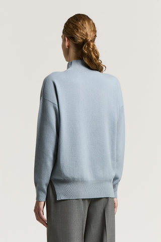 Maglia in lana vergine, seta e cashmere
