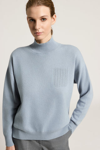 Maglia in lana vergine, seta e cashmere