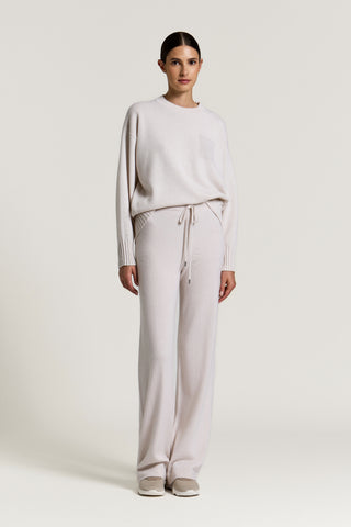 Pantalone in lana, seta e cashmere