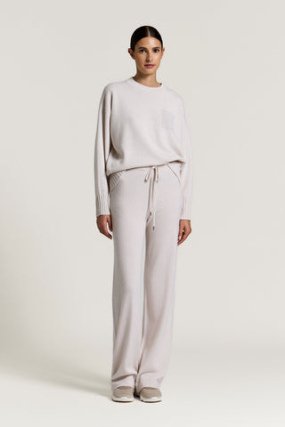 Maglia in lana vergine, seta e cashmere