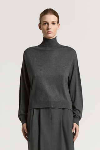 Maglia in lana e lurex