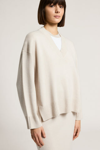 Maglia in lana, seta e cashmere