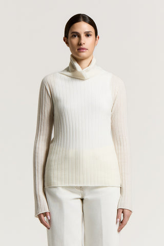 Wool and cashmere sweater