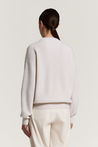 Maglia in lana, seta e cashmere