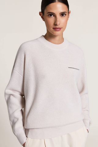 Maglia in lana, seta e cashmere