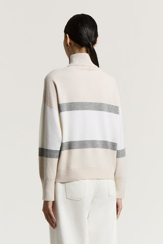 Maglia in lana seta, cashmere e lurex
