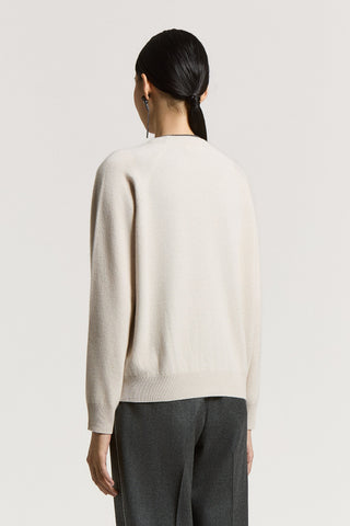 Maglia in lana, seta e cashmere
