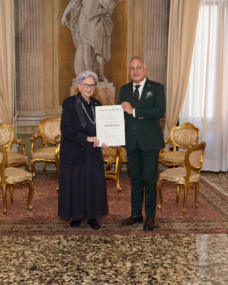Maria Peserico is awarded the Order of Merit of the Italian Republic