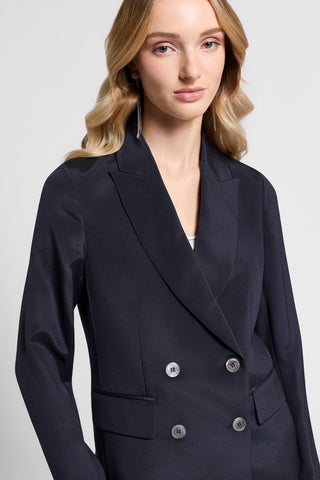 Crepe de chine blazer
