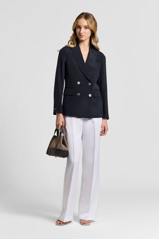 Crepe de chine blazer