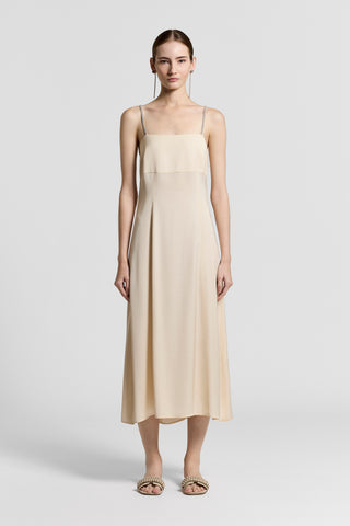 Womens viscose satin dress