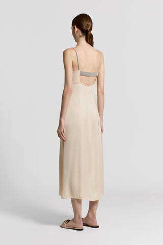 Viscose satin dress