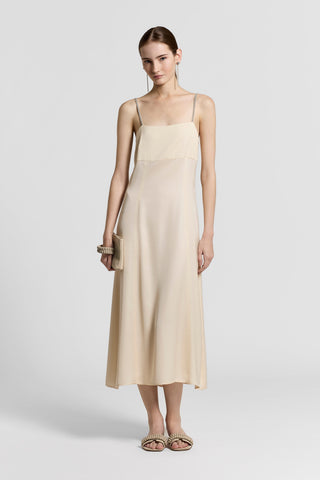 Womens viscose satin dress