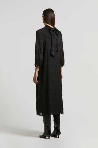 Fil coupé jacquard dress