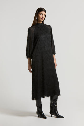Fil coupé jacquard dress