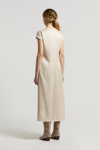 Fluid viscose dress