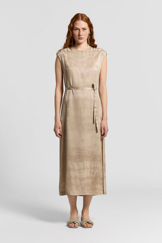 Viscose jacquard dress