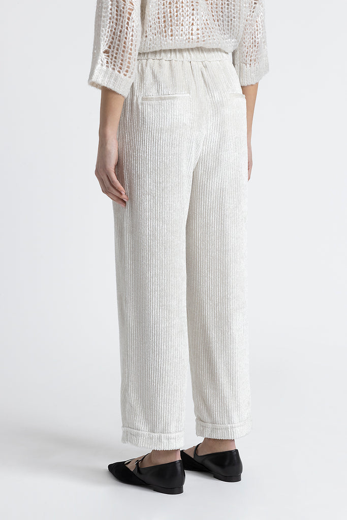 Corduroy cropped trousers  