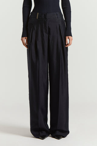 Organdy chiffon trousers