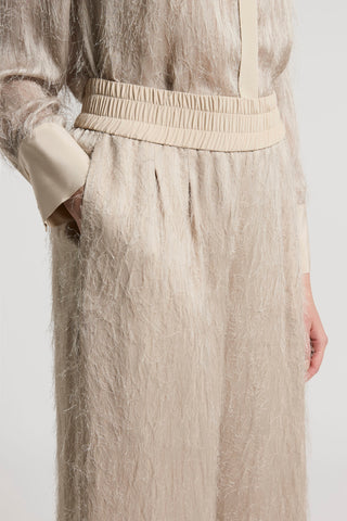 Silk trousers